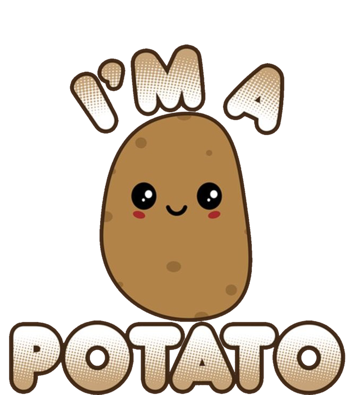 Potato Costume Cute Kawaii Style Smiling IM A Potato Tall Sweatshirt