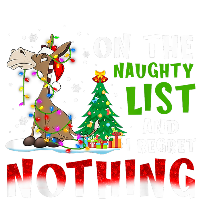 Donkey Christmas On The Naughty List And I Regret Nothing Baby Bodysuit