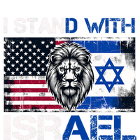 I Stand With Israel US Support Lion Love Israeli Brotherhood Women's Flannel Pajama Set