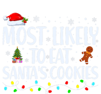 Most Likely To Eat Santa's Cookies Christmas Matching Family T-Shirt