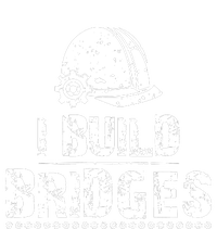 I Build Bridges Striped Beanie with Solid Band