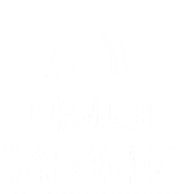 I Build Bridges Striped Beanie with Solid Band