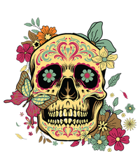 Floral Sugar Skull Dia De Los Muertos Dead Valucap Bio-Washed Visor