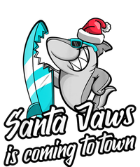 Santa Jaws Is Coming To Town Parody Christmas Shark Funny T-Shirt