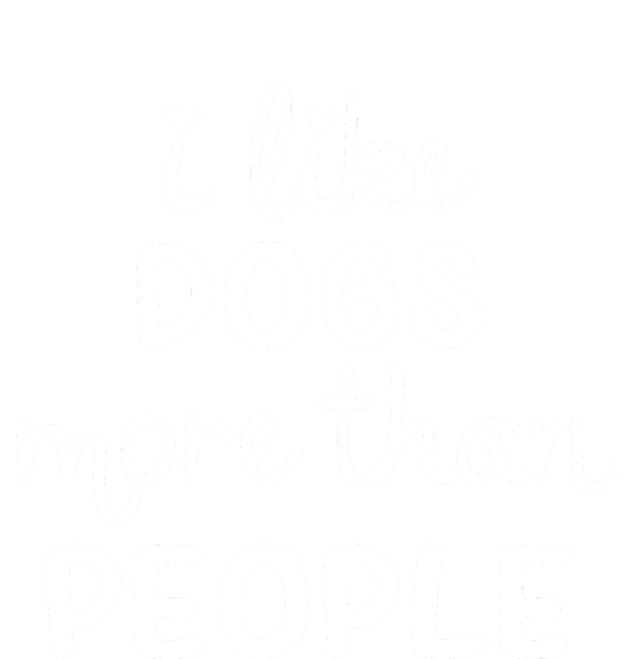 I Like Dogs More Than People Yupoong Adult 5-Panel Trucker Hat