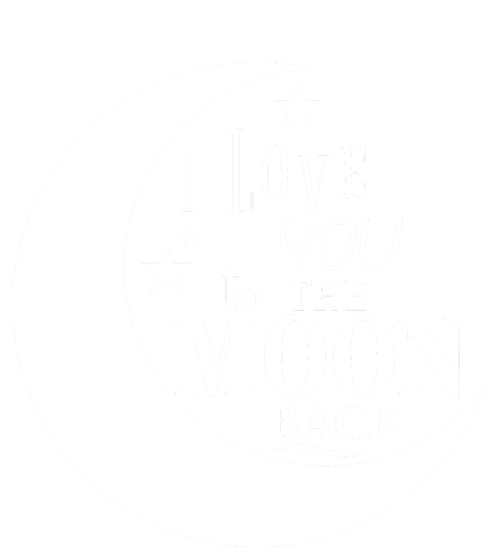 I Love You To The Moon And Back Yupoong Adult 5-Panel Trucker Hat