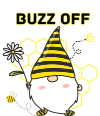 Buzz Off Bumblebee Honeycomb Gnome Flower Go Away Funny Gift Meaningful Gift Stripe Pom Pom Beanie