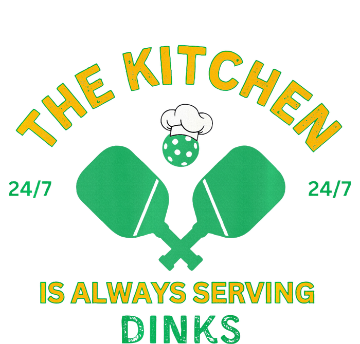 The Kitchen is Always Serving Dinks Pickleball Funny Rules PosiCharge RacerMesh Polo