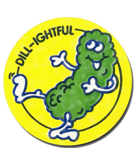 Vintage Scratch and Sniff Sticker Dill Pickle DillLightful Premium Hoodie