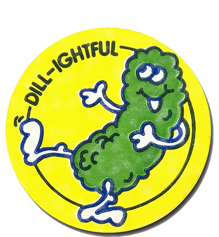 Vintage Scratch and Sniff Sticker Dill Pickle DillLightful Premium Hoodie