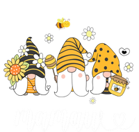 Cute Mamaw Gnomes With Bees And Sunflower Southern Grandma Gift V-Neck T-Shirt