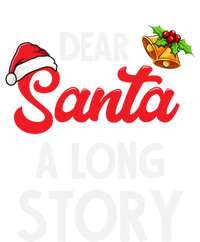 Dear Santa A Long Story Funny Gift Sustainable Knit Beanie