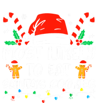 Most Likely To Eat Santas Cookies Family Christmas Holiday Long Sleeve Pajama Set