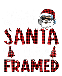 Dear Santa I Was Framed Christmas Naughty List Costume Funny Gift Toddler Long Sleeve Shirt