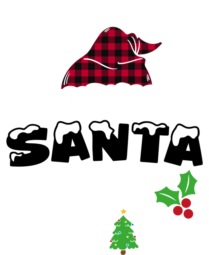 Dear Santa It Was His Fault His And Her Christmas Great Gift Women's Flannel Pajama Set