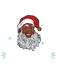 Dear Santa Just Bring Bourbon Funny Black Christmas Santa Gift Tall T-Shirt