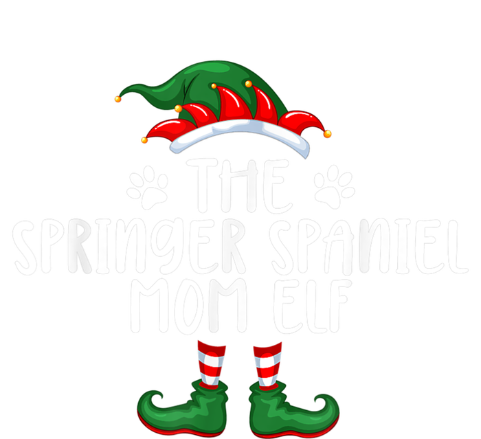 Springer Spaniel Mom Dog Elf Christmas X Mas Pajama T-Shirt