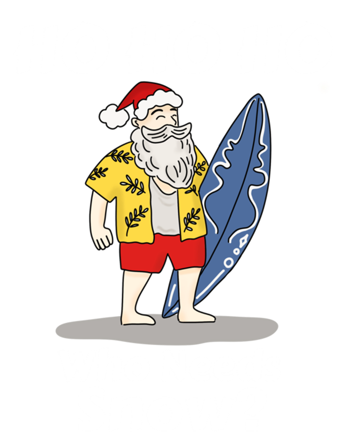 Ho Ho Ho Who Needs Snow Funny Christmas Santa Summer Party Gift Kids Sweatshirt