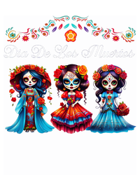 Dia De Los Muertos Three Catrinas Day Of The Dead T-Shirt