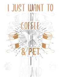 Want To Drink Coffee And Pet Plott Hound Dog Lover Zip Hoodie Kids T-Shirt