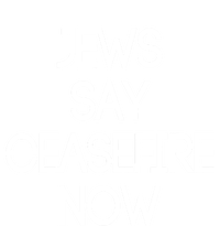 Jews Say Cease Fire Now Womens California Wash Sweatshirt