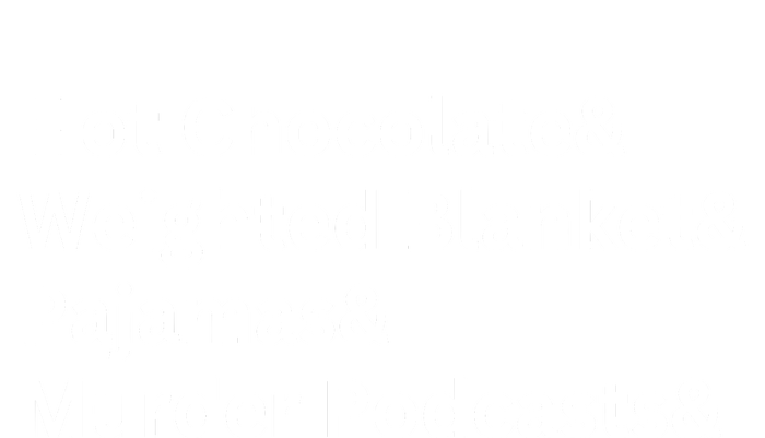 Hot Chocolate Weighted Blanket Pajamas Murder Podcasts Tank Top