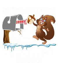 Dear Santa Nuts Please Christmas Squirrel Gift T-Shirt