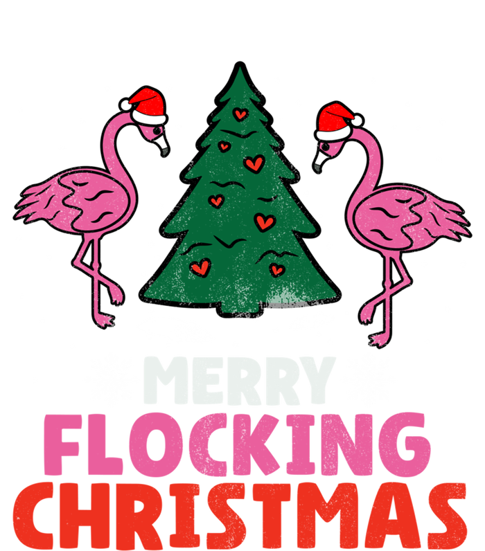 Flamingo Merry Flocking Christmas Funny Xmas Gift Tall Long Sleeve T-Shirt