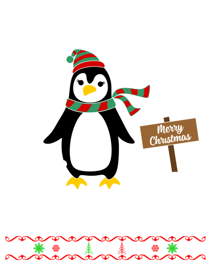 Funny Penguin Merry Christmas Pajama Gift V-Neck T-Shirt