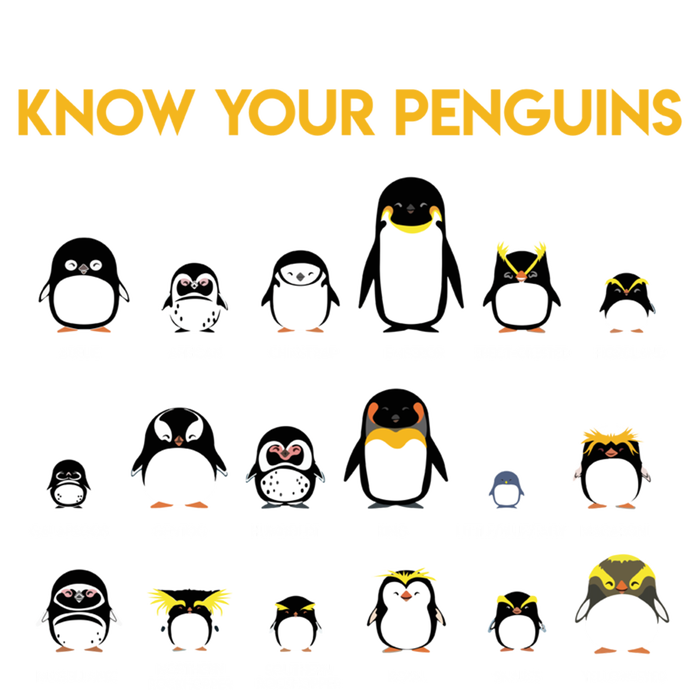 Penguin Species Know Your Penguins Gift T-Shirt