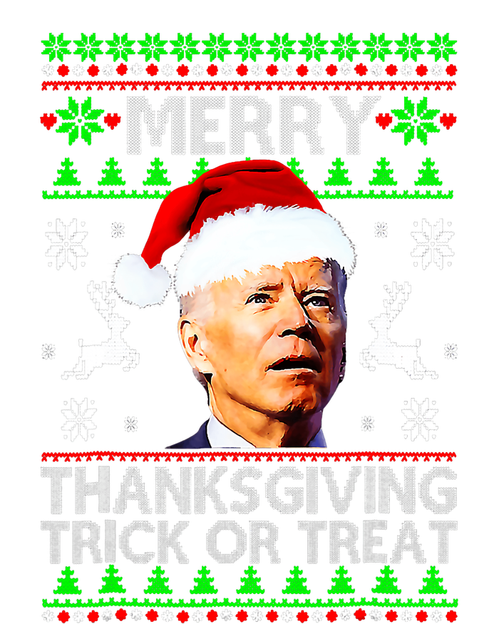 Funny Joe Biden Merry Thanksgiving Trick Or Treat T-Shirt