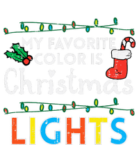 My Favorite Color Is Christmas Lights Xmas Holidays PosiCharge Competitor Tank