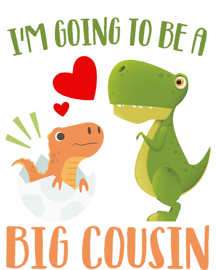 Dinosaur I'm Going To Be a Cousin Baby Reveal 2024 Tall T-Shirt