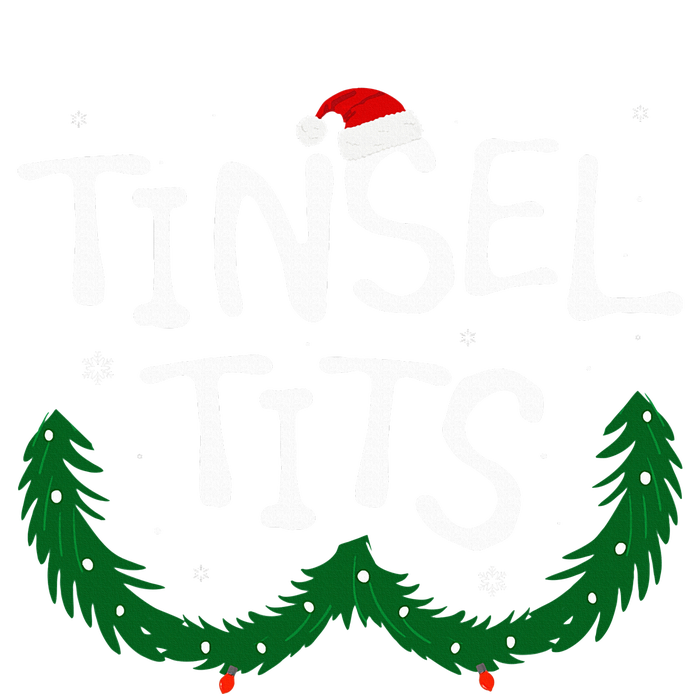 Tinsel Tits And Jingle Balls Funny Christmas Couple 7-Panel Snapback Hat