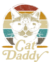 Cat Daddy Vintage 80s Style Cat Retro Sunglasses Yupoong Adult 5-Panel Trucker Hat