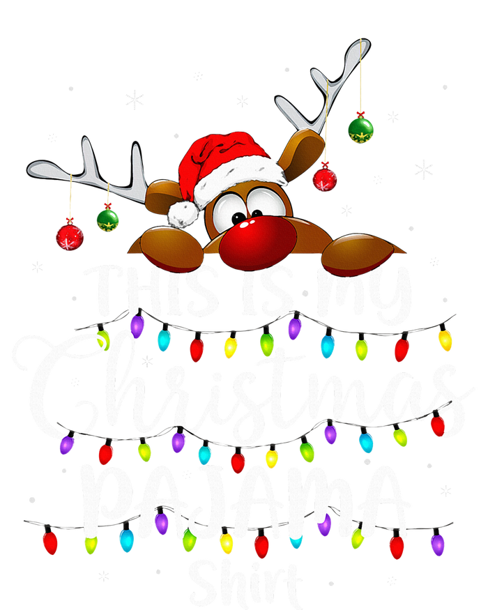 This Is My Christmas Pajama Xmas Lights Zip Tote Bag