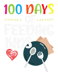 100 Days Of Feeding Lunch Lady School T-Shirt