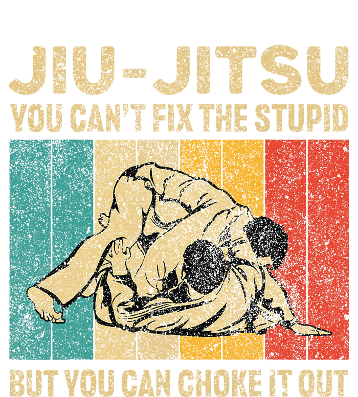 You Can't Fix The Stupid Fun Vintage Jiu Jitsu Valucap Bio-Washed Visor