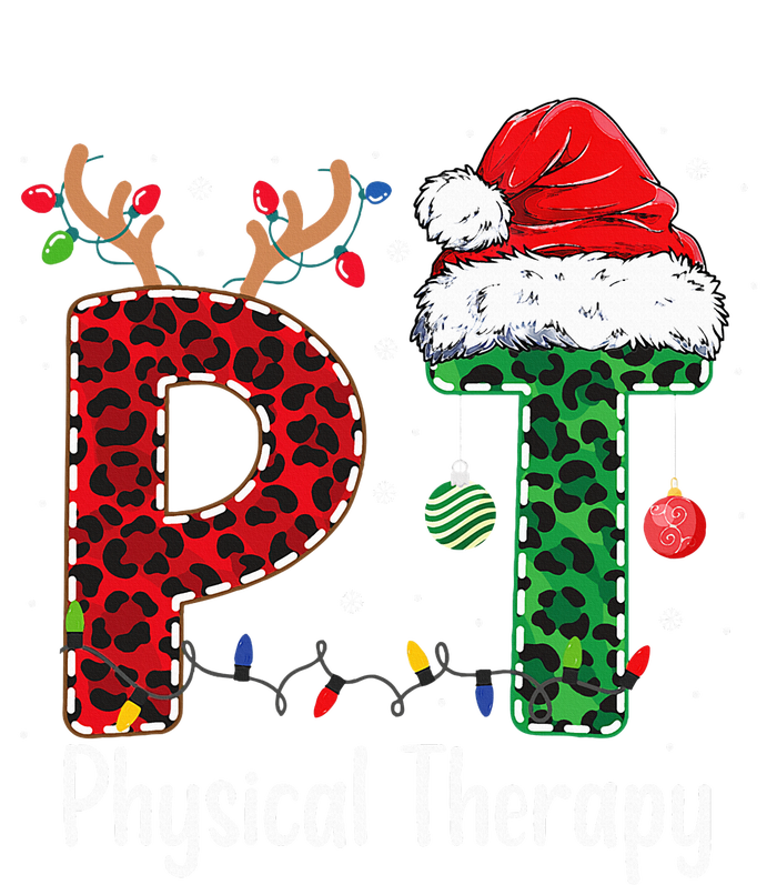 Physical Therapy Christmas santa hat xmas T-Shirt