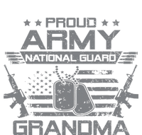 Proud Army National Guard Grandma With American Flag Women's Perfect Tri Rocker Tank