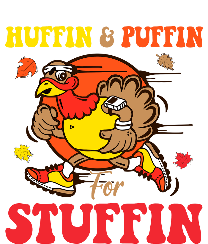 Huffin And Puffin Stuffin Thanksgiving Cute Turkey Run Trot Valucap Bio-Washed Visor