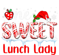 One Sweet Lunch Lady Christmas Candy Cane Santa Women's T-Shirt