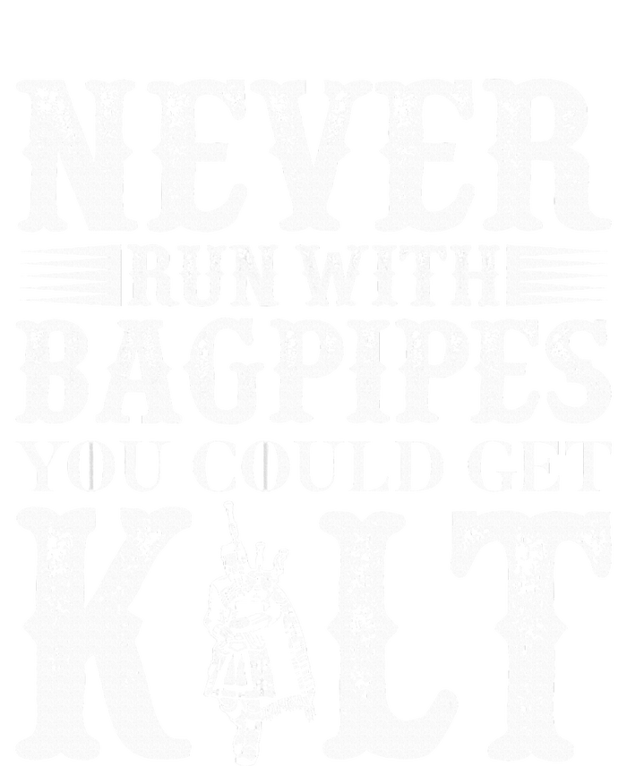 Never Run With Bagpipes You Could Kilt Bumper Sticker