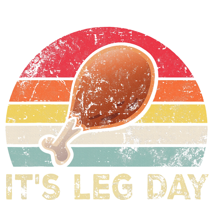 It's Leg Day Turkey Legs retroThanksgiving Hooded Wearable Blanket