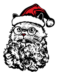 Cat Santa Claus Hat Christmas Sweatshirt