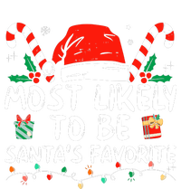 Most Likely To Christmas Be SantaS Favorite Matching Family Tie-Dye T-Shirt