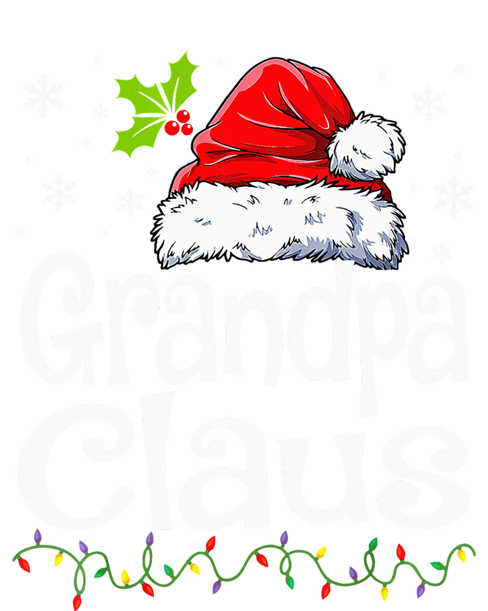 Grandpa Claus Christmas Lights Pajama Family T-Shirt