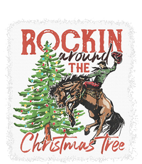 Rocking Around The Christmas Tree Cowboy Horse Coaster