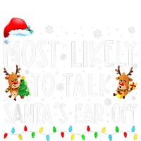 Most Likely To Talk Santa's Ear Off Family Xmas  Tank Top