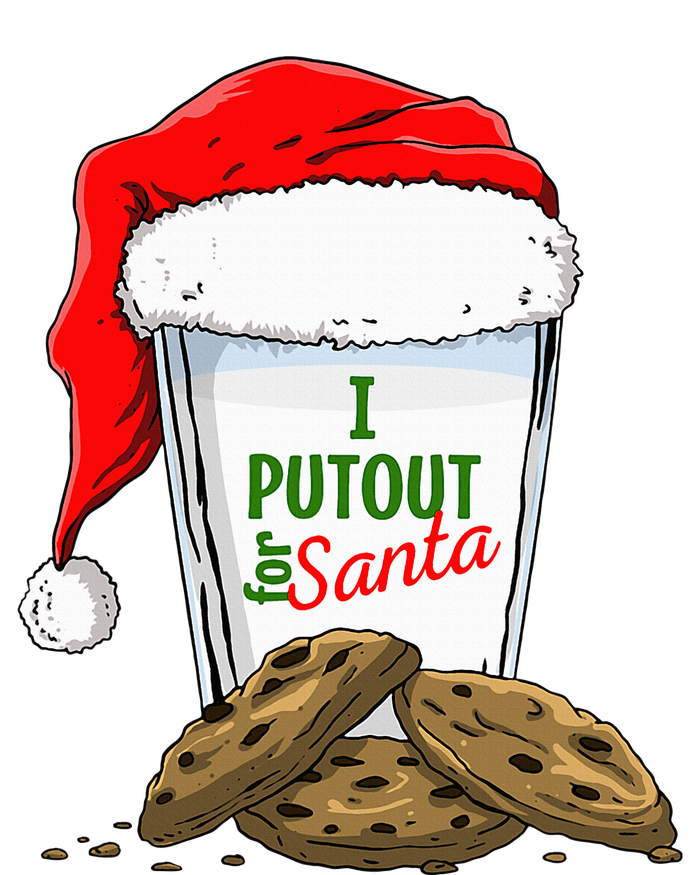 I Put Out For Santa Christmas funny holiday  T-Shirt